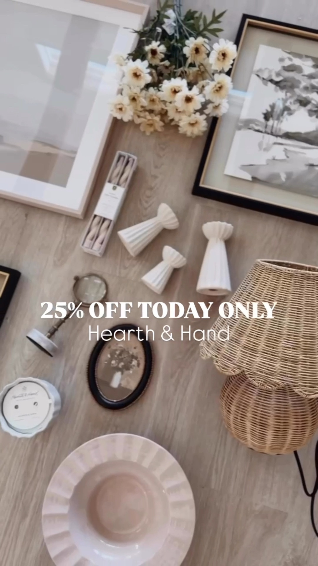 25% off Hearth & Hand today only for target circle week 🤍

#LTKFamily #LTKSaleAlert #LTKHome