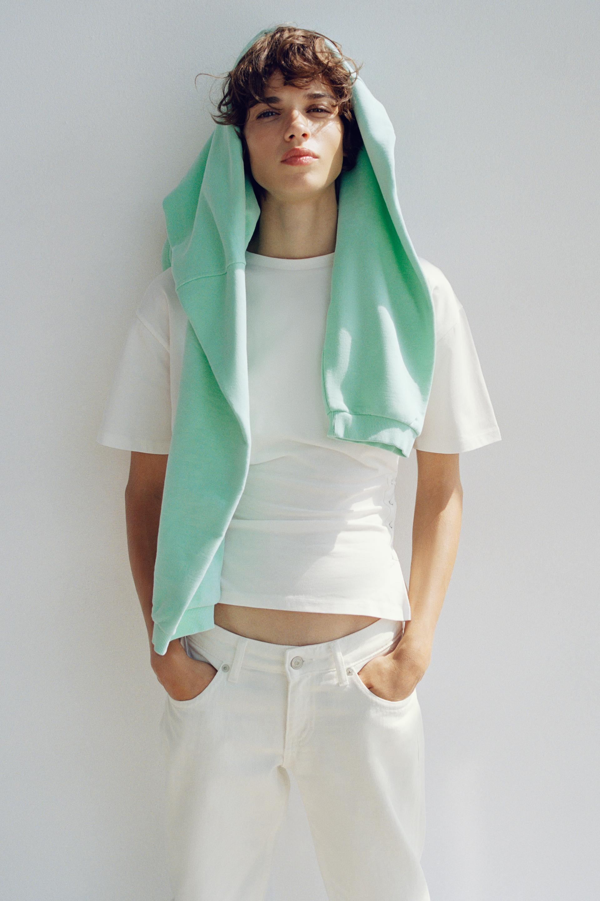 DRAWSTRING T-SHIRT | Zara US