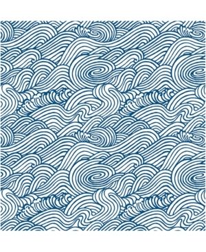 Brewster Home Fashions Mare Wave Wallpaper - 396" x 20.5" x 0.025 | Macys (US)
