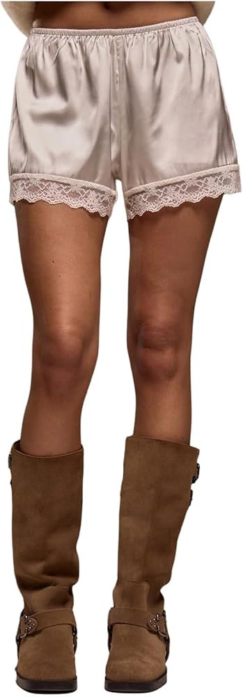 Satin Shorts Mini Shorts | Amazon (US)