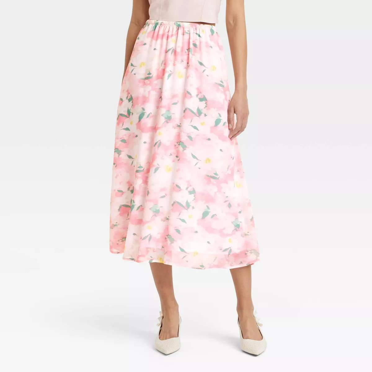 Women's Sheer Maxi A-Line Skirt - A New Day™ | Target