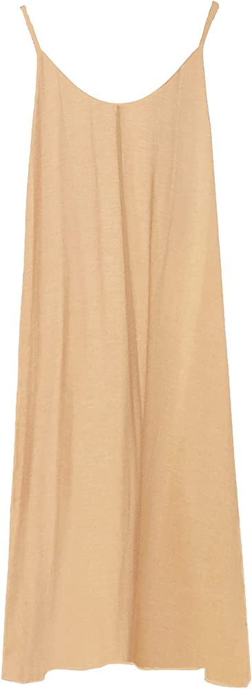 Zeagoo Women's Adjustable Spaghetti Strap Chiffon Ruffle Camisole Dress Extender | Amazon (US)