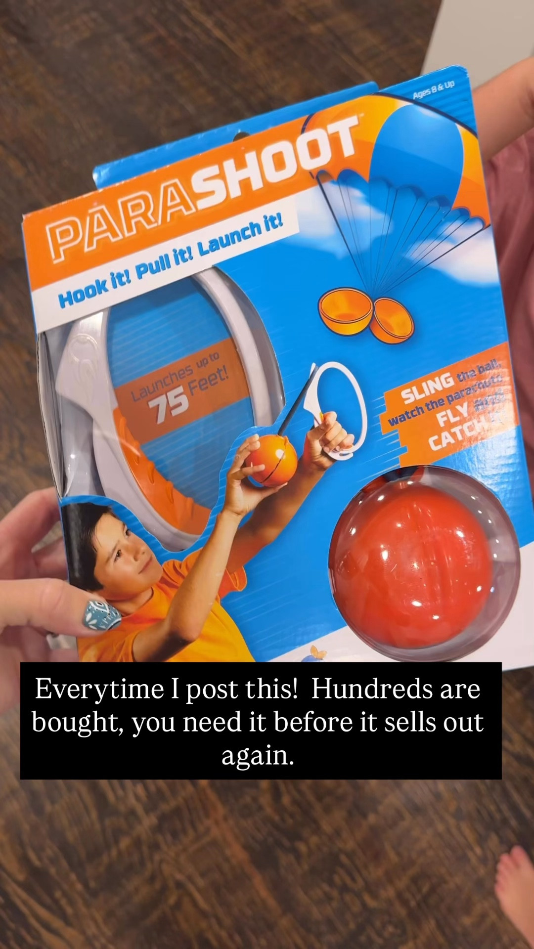 As a mom of four boys, this has been one of our favorite toys. Tuck in the parachute sling the ball and watch the parachute open.  A great gift for active kids.

#ActiveKids #GiftsForKids #BestSellingToys ￼

#LTKKids #LTKmomlife