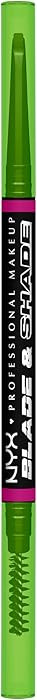 NYX PROFESSIONAL MAKEUP Blade & Shade Brow Pencil, Nano Mechanical Eyebrow Pencil, Up to 16HR Mak... | Amazon (US)