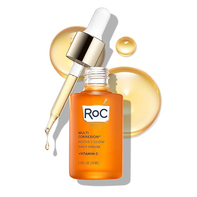 RoC Multi Correxion Revive + Glow 10% Active Vitamin C Serum for Face, Daily Anti-Aging Wrinkle a... | Amazon (US)