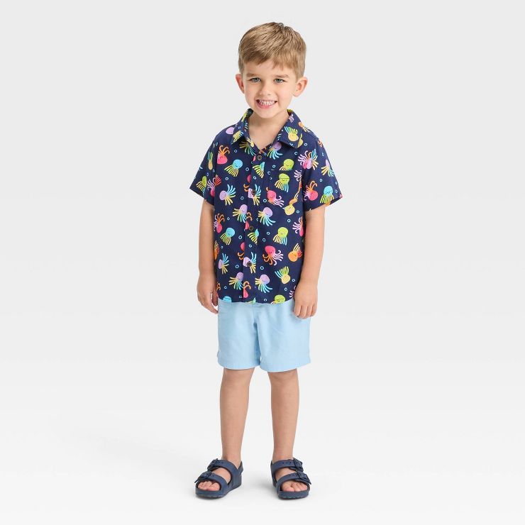 Toddler Boys' Woven Pull-On Shorts - Cat & Jack™ Violet | Target