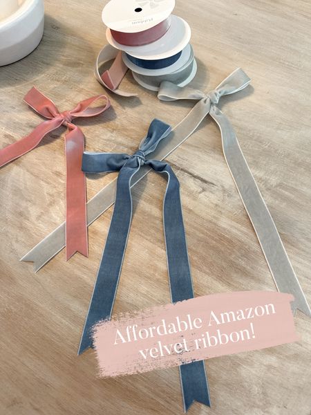 Very happy with these velvet ribbon rolls from Amazon! 

Use for Christmas tree decor and for wrapping gifts. 



#LTKHoliday #LTKhome #LTKGiftGuide
