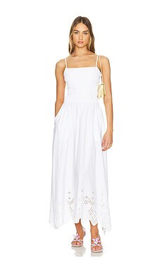 Solid & Striped The Delta Dress in Optic White from Revolve.com | Revolve Clothing (Global)