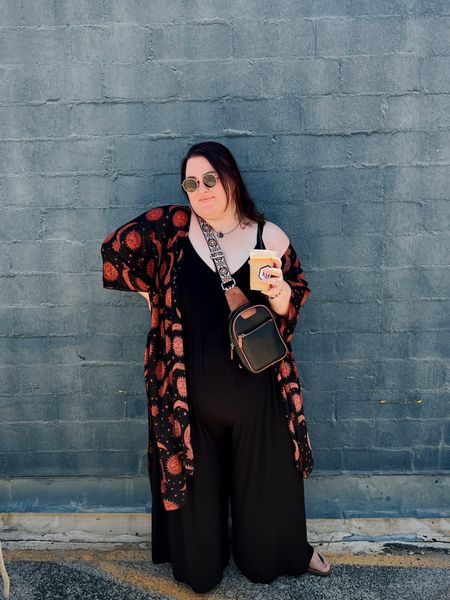 vacay #shopthefit day 4 — this romper is from @foxbloodshop and is the best thing ever for traveling in comfort. 
sandals are earth runners, of course  

plus size, witchy, hippie outfit inspo

#LTKstyletip #LTKcurves #LTKtravel