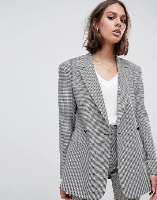 ASOS DESIGN tailored checked blazer | ASOS ROW