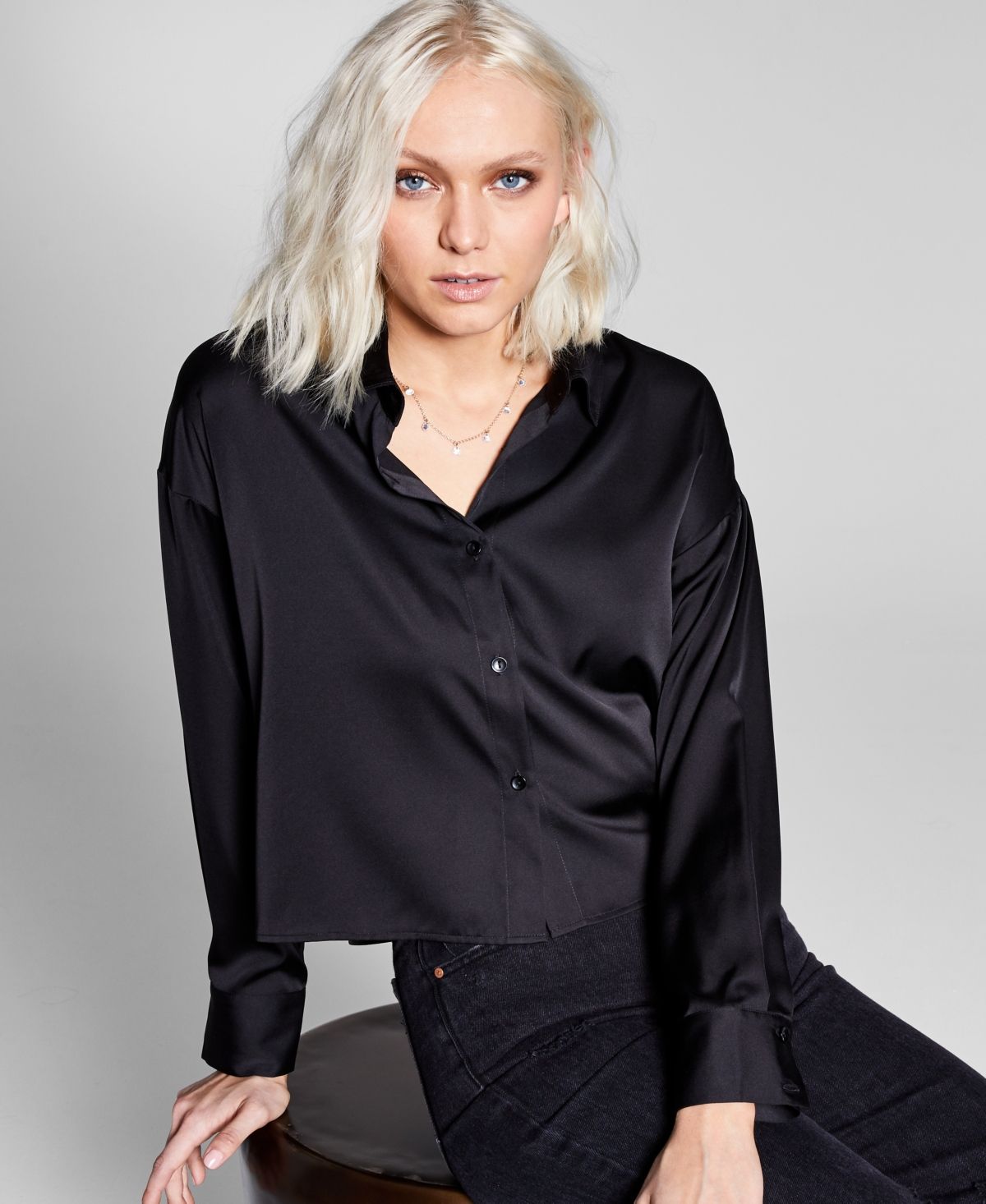 And Now This Women's Satin Blouse | Macys (US)