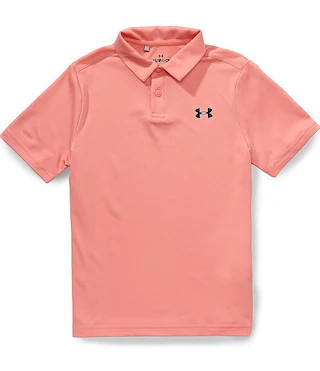 Big Boys Short-Sleeve Solid Golf Polo | Dillard's