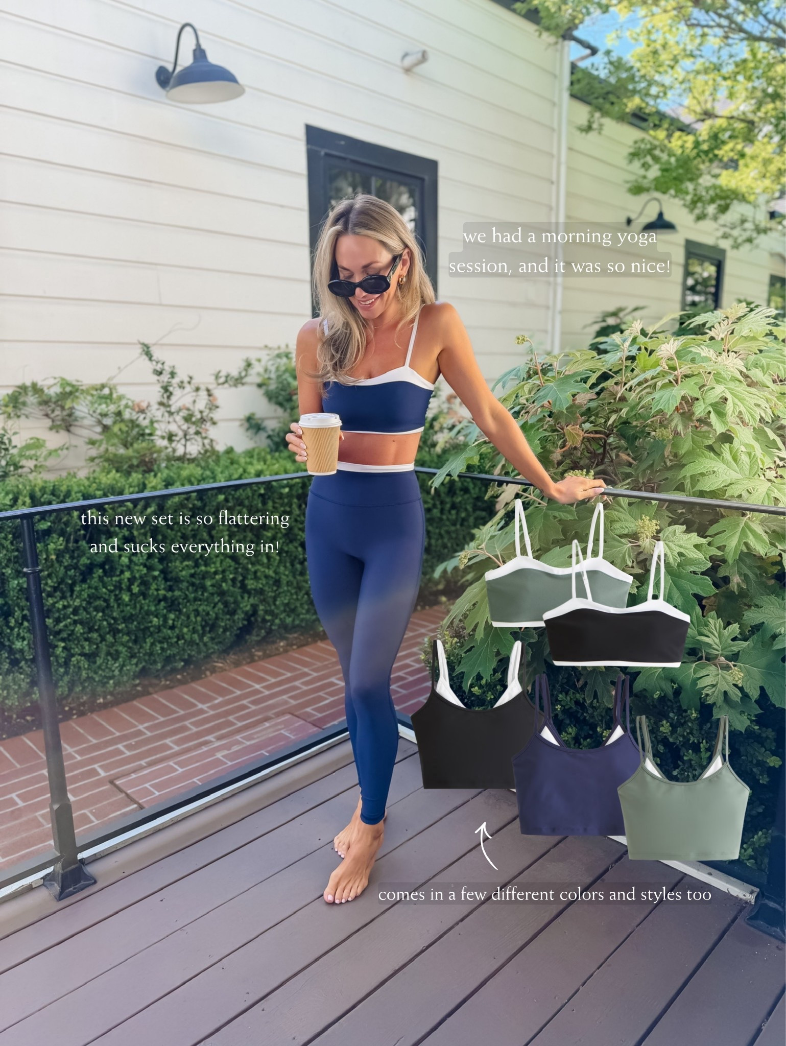 Morning workout set! 🙌🏼 I’m obsessed, and it’s so comfy but still sucks everything in!

#LTKootd #LTKActive #LTKmomlife