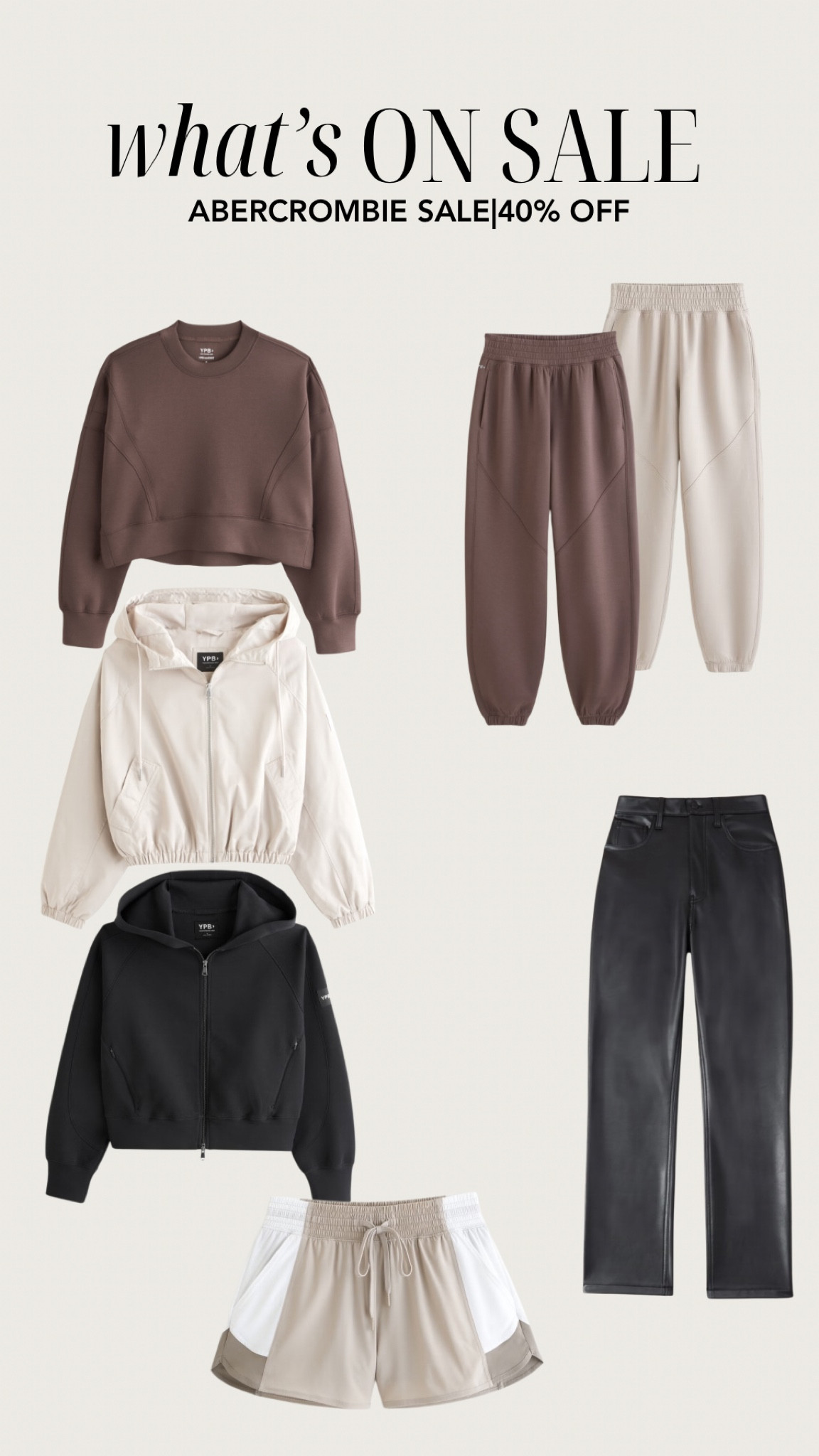 Abercrombie 40% off sale


fitness, fitness clothes, gym clothes, abercrombie, abercrombie fitness, active wear, gym outfit, workout clothes, matching set, sweatsuit, windbreaker, leather pants, workout leggings, soft buttery leggings, abercrombie activewear 

#LTKsalealert #LTKfitness #LTKfindsunder100