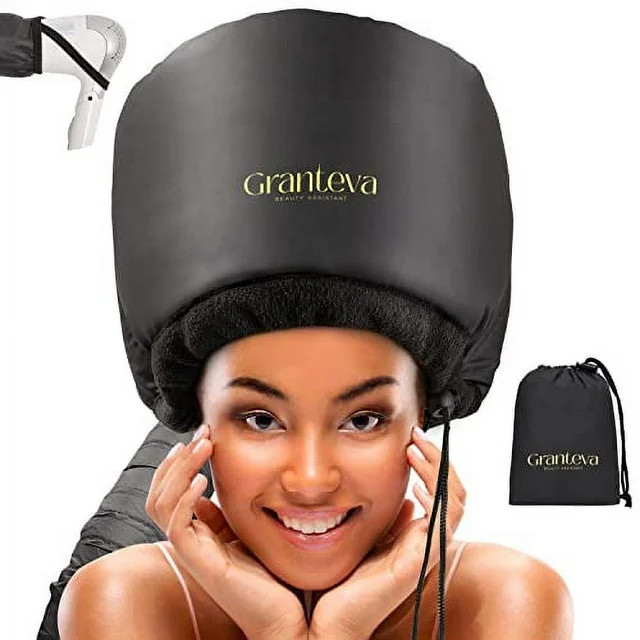Hair Dryer Bonnet w/A Headband Integrated That Reduces Heat Around Ears & Neck - Hooded Hair Drye... | Walmart (US)