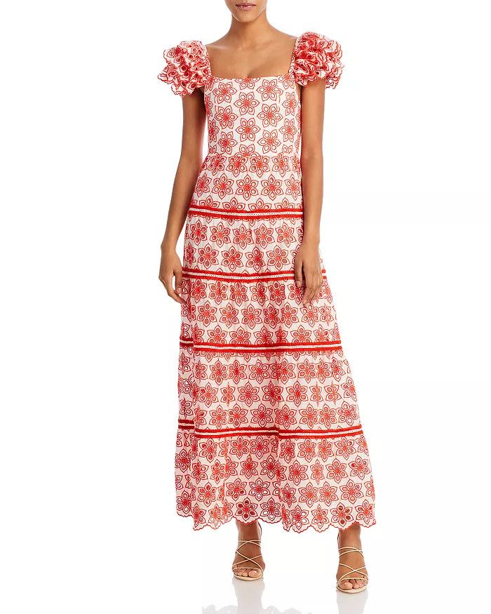 Tawny Eyelet Tiered Maxi Dress | Bloomingdale's (US)