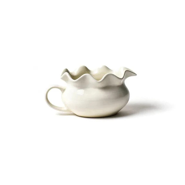 Ruffle Gravy Boat | Cailini Coastal