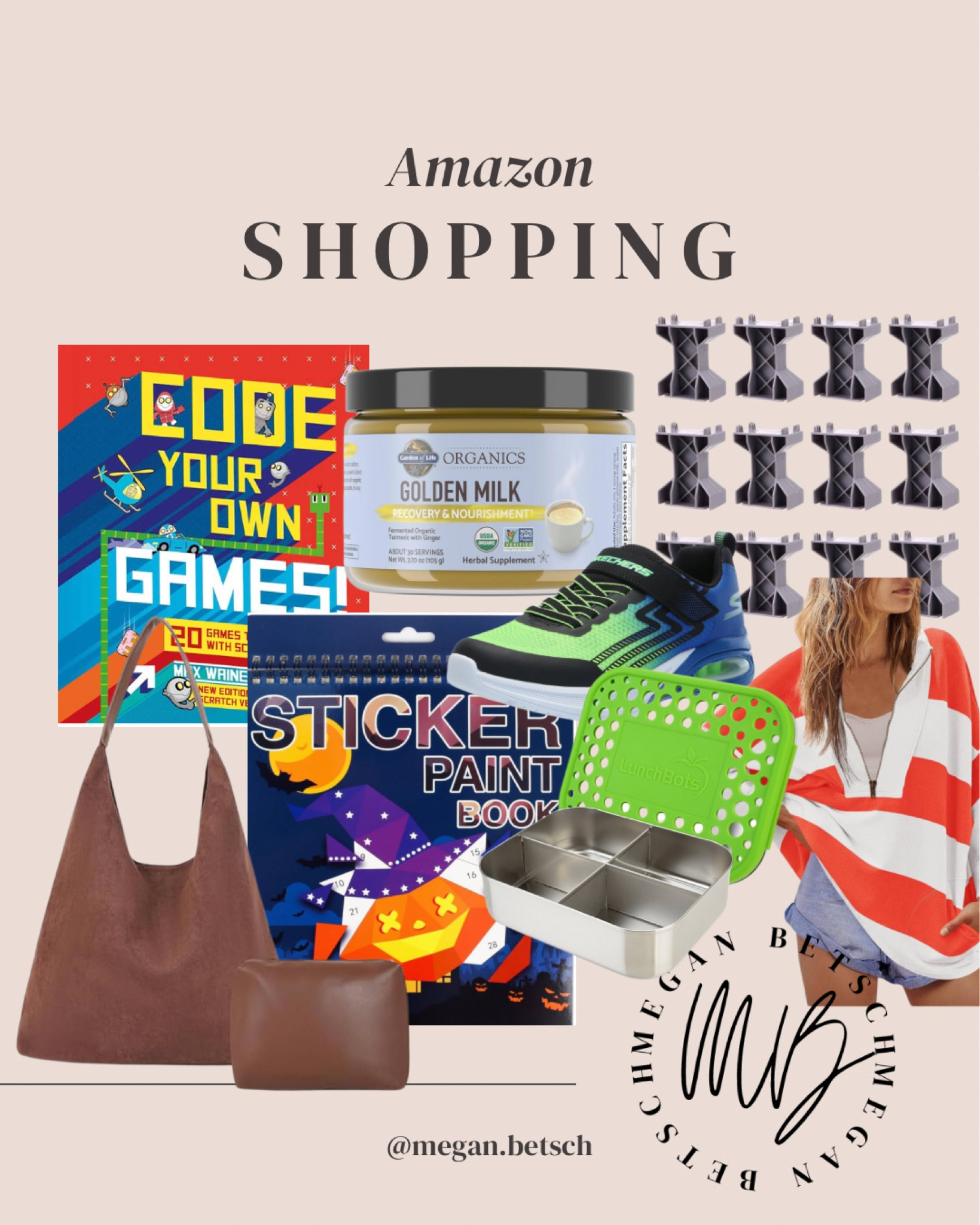 The last 8 things I’ve purchased from Amazon include a mix of things for the boys and for myself. I’m excited to try out the Golden Milk as an alternative morning drink. Also, can’t wait to use my new fall purse. 

Amazon, fall fashion, wooden railroad tracks, coding book, fall drink, suede bag, zip up sweater, shoes

#LTKSeasonal #LTKKids #LTKFamily