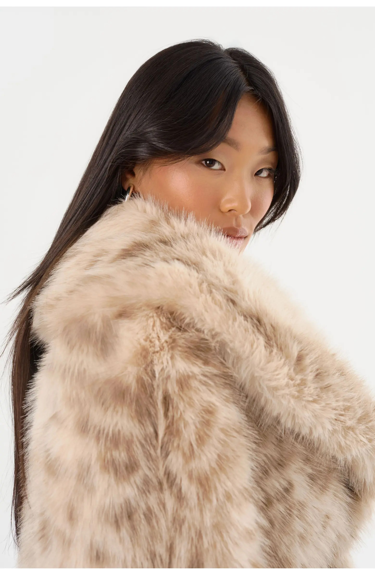 Danika Leo| Faux Fur Crop Jacket | Nordstrom