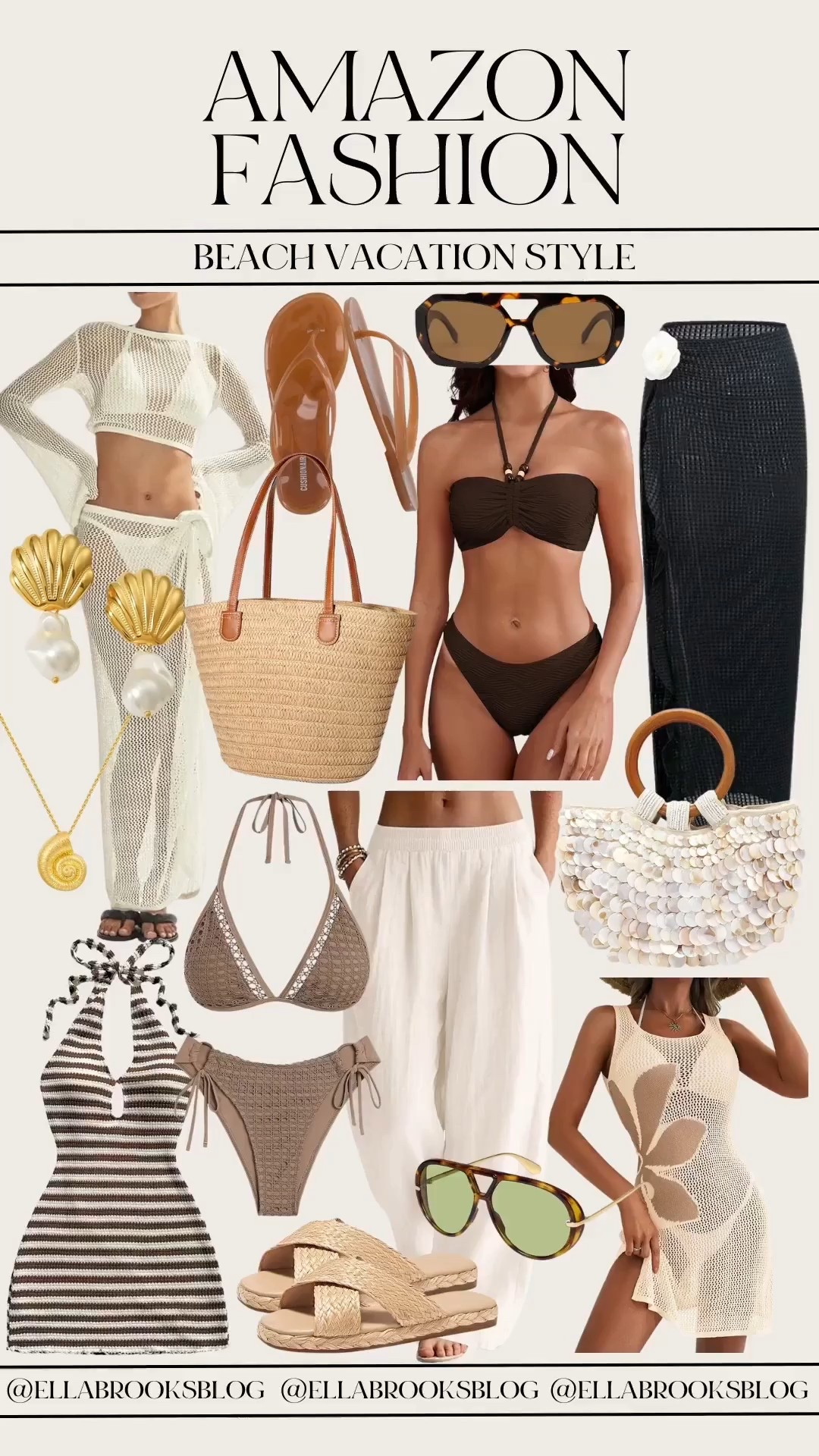 Amazon beach vacation style!

Amazon fashion, beach vacation, vacation outfit, rosette swimsuit, crochet dress, Amazon vacation outfit, beach bag, beach accessories

#LTKSeasonal #LTKTravel #LTKSwim