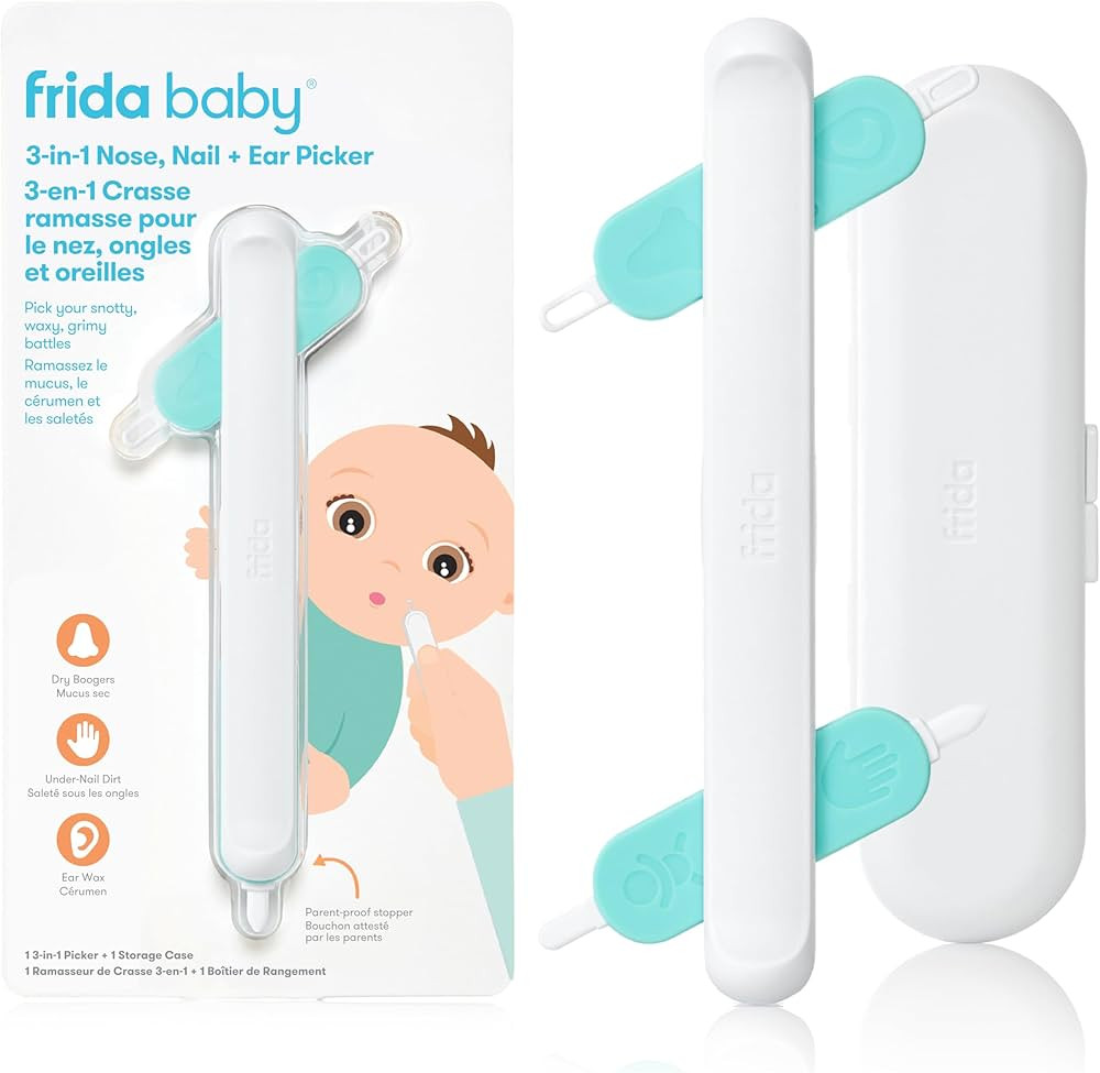 Frida Baby 3-in-1 Nose, Nail + Ear Wax Removal Tool, Baby Ear Cleaner + Baby Nose Cleaner and Nai... | Amazon (CA)