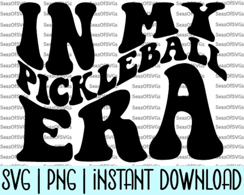 In My Pickleball Era SVG PNG | Pickle Ball Era SVG | Pickleball Shirt Svg | Pickleball Player Gif... | Etsy (US)