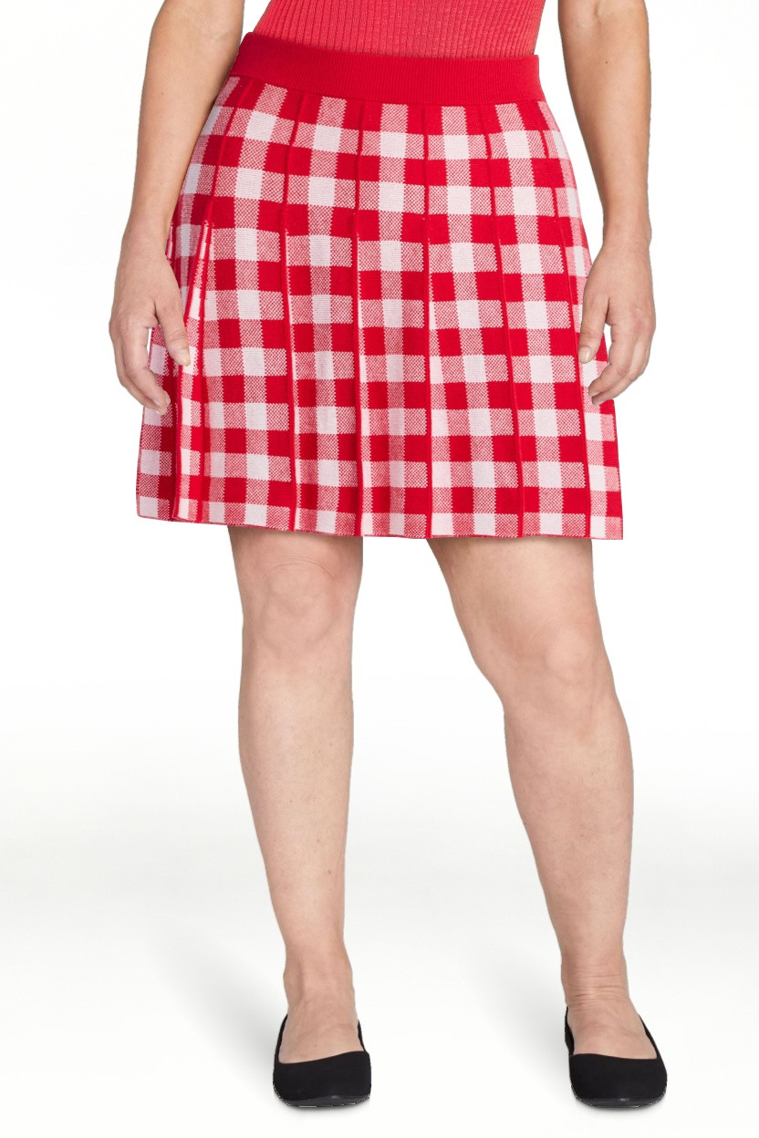 Free Assembly Women's Pleated Mini Sweater Skirt, Sizes XS-XXL | Walmart (US)
