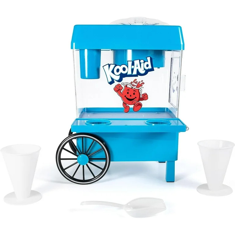 Kool-Aid Countertop Snow Cone Maker Makes 20 Icy Treats, Blue - Walmart.com | Walmart (US)