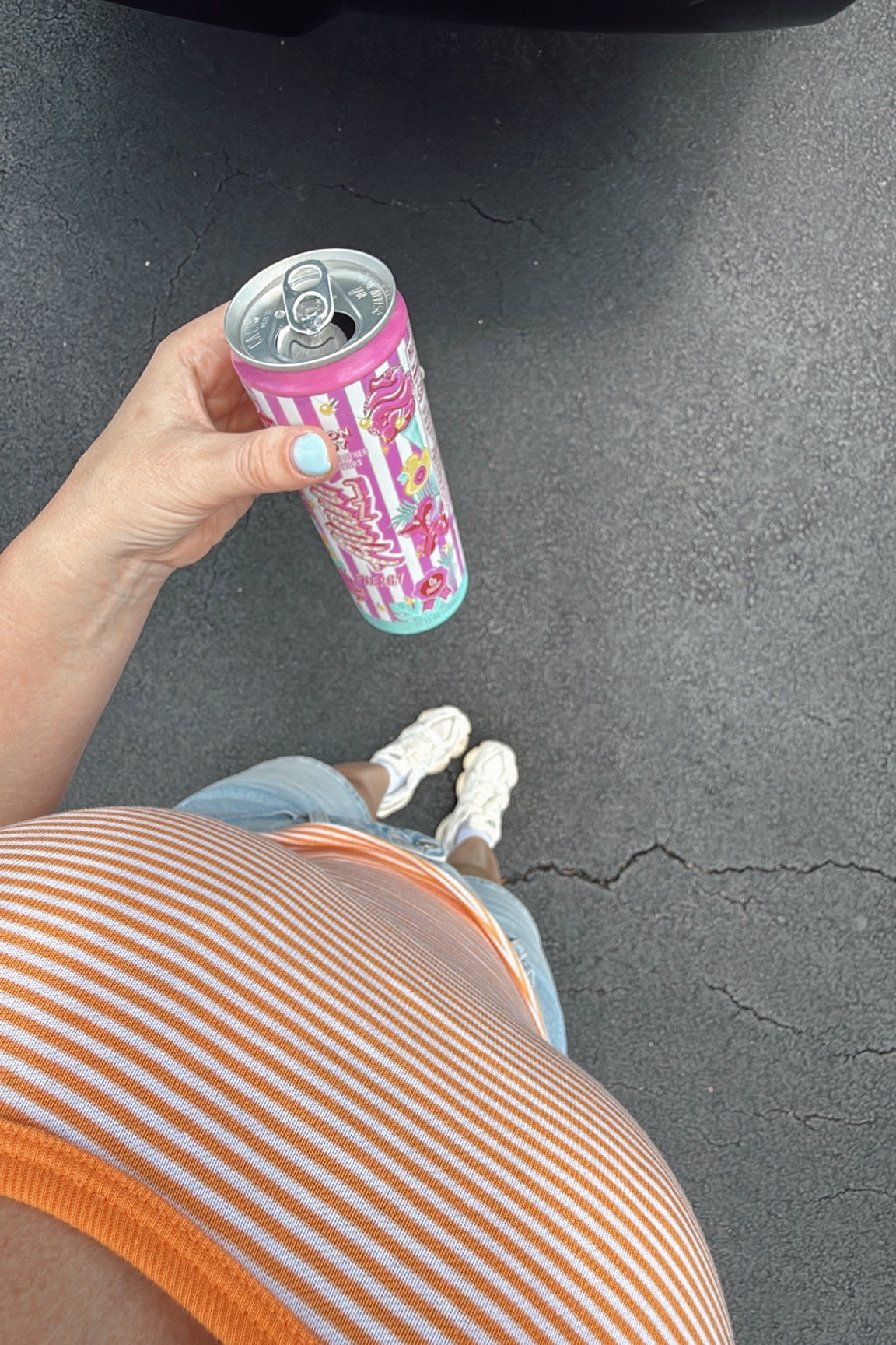 Size medium in tank - sized up in jeans to an 8 for more loose comfy fit! 🧡 

#LTKmomlife #LTKootd