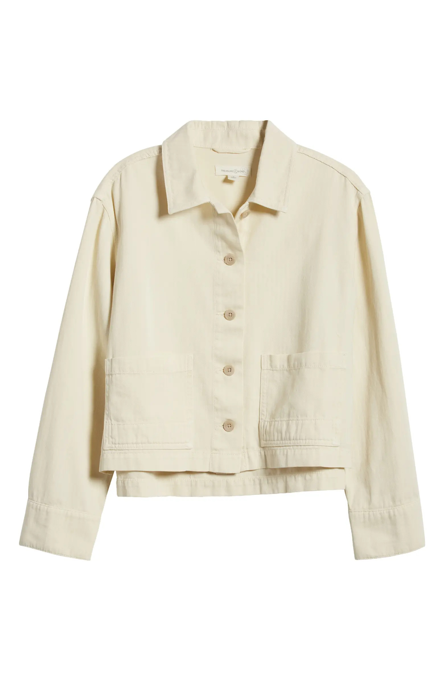 Crop Utility Shacket | Nordstrom