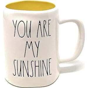 Rae Dunn By Magenta YOU ARE MY SUNSHINE Ceramic LL Coffee Tea Mug With Yellow Interior 2020 Limit... | Amazon (US)