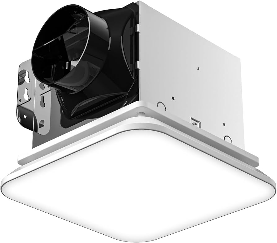 Fitop Bathroom Exhaust Fan with Light, 110 CFM, 1.0 Sone, 1200LM, 3CCT | Amazon (US)