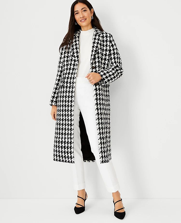 Houndstooth Chesterfield Coat | Ann Taylor (US)