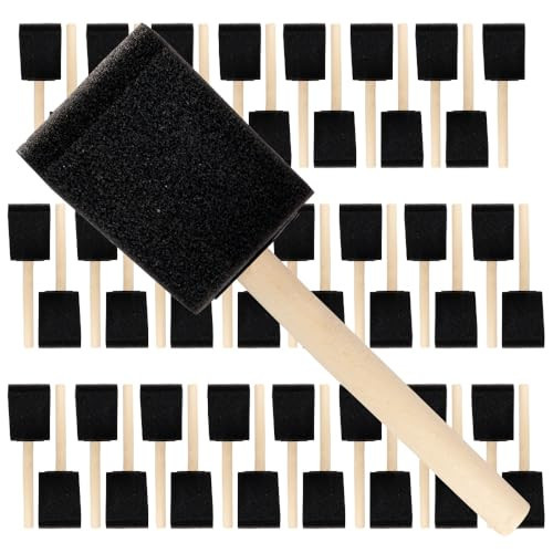 Pro Grade - Foam Brushes - 2 Inch - 48 Piece Poly Foam Brush Set | Amazon (US)