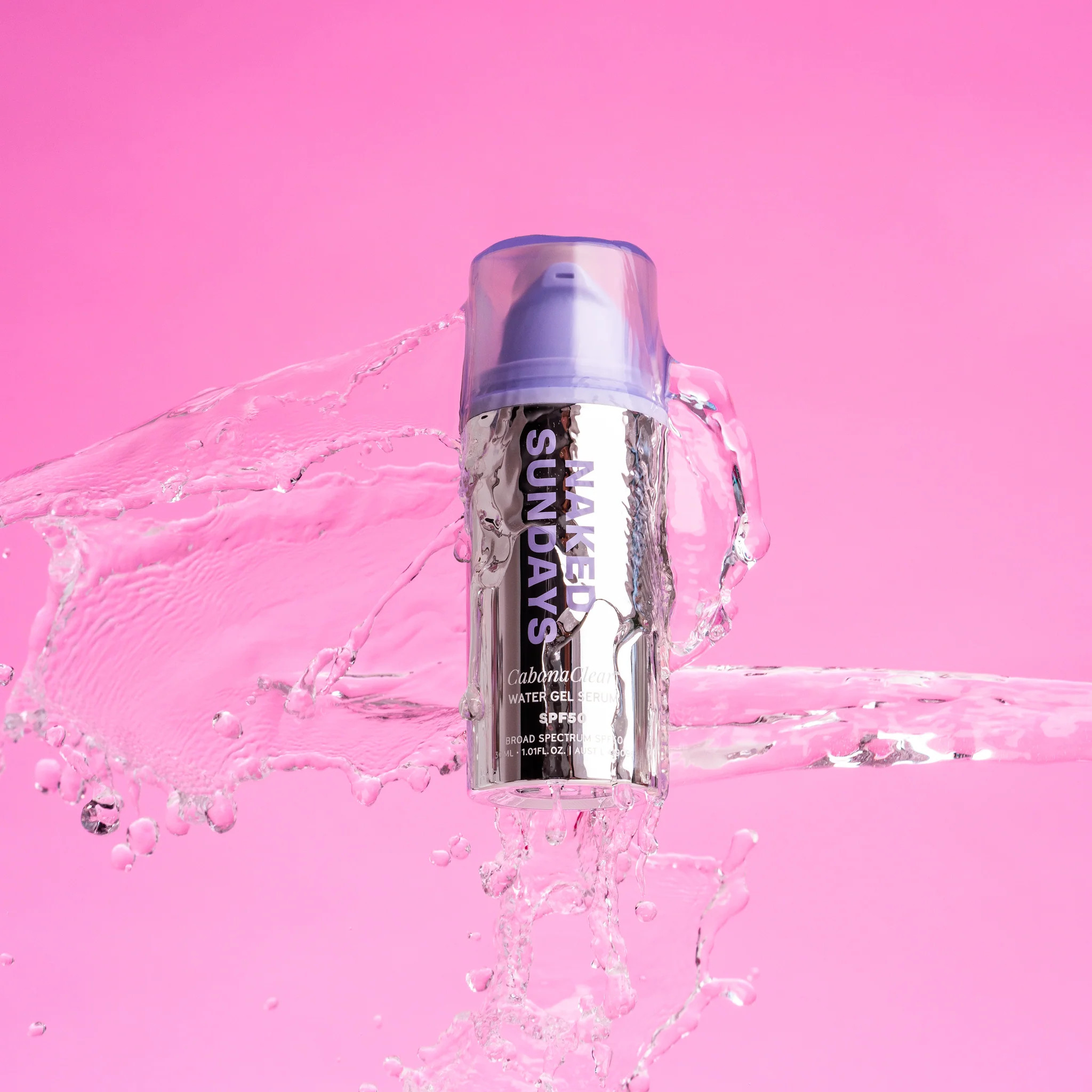 CabanaClear™ Water Gel Serum SPF50 30ml | Naked Sundays