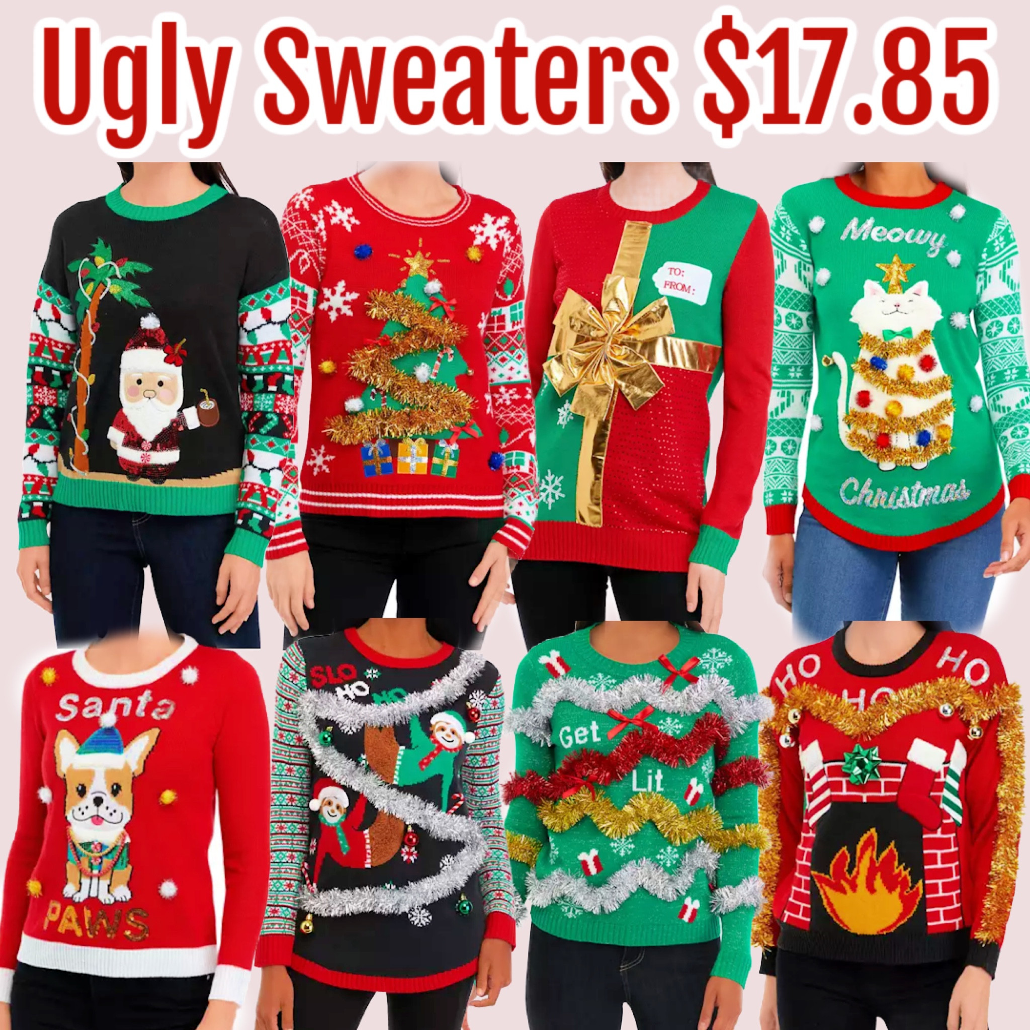 Anyone going to an ugly sweater holiday party? 🎄

#LTKparties #LTKsalealert #LTKfindsunder50