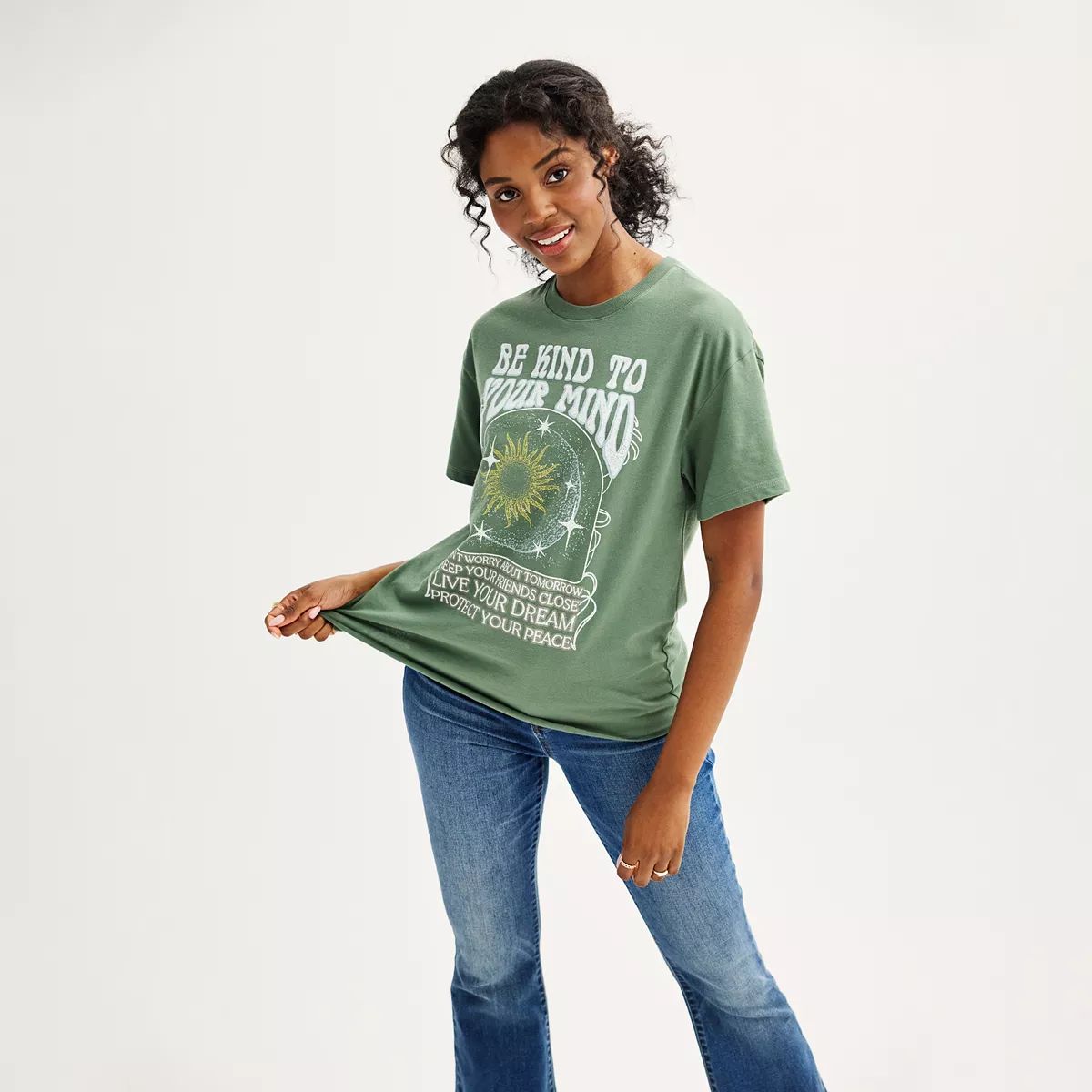 Juniors' Be Kind To Your Mind Graphic Tee | Kohl's