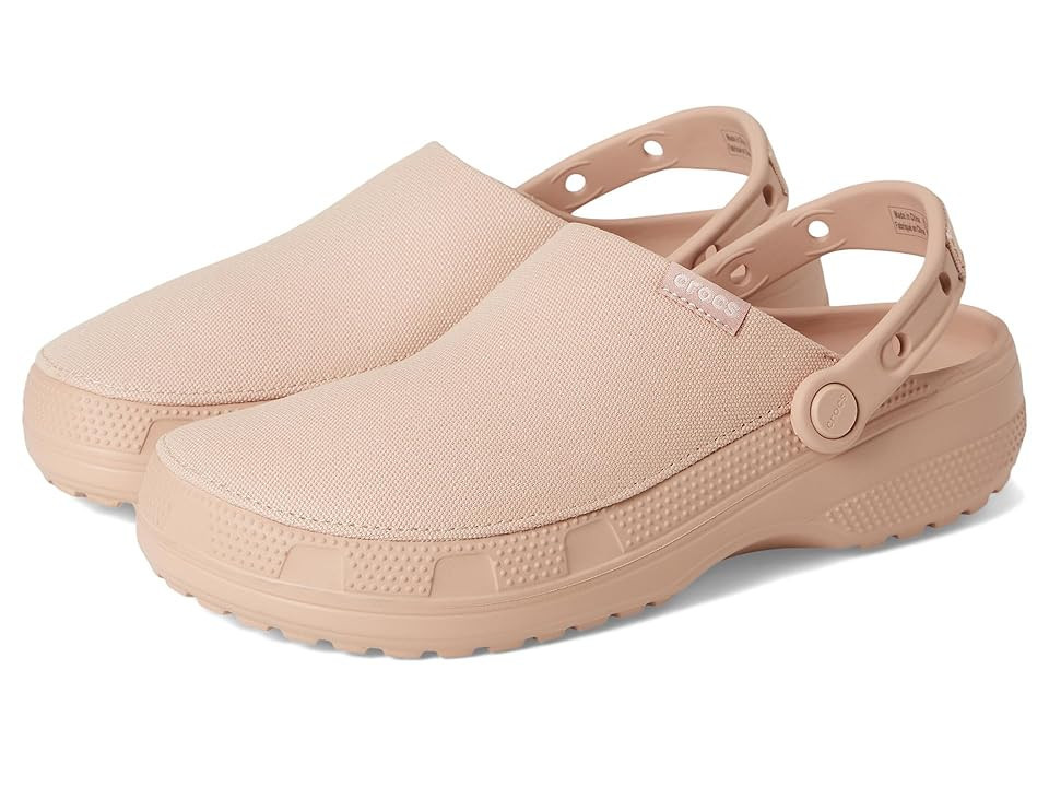 Crocs Classic Crafted Canvas Clogs Clog Shoes Pink Caramel : Men's 9 - Women's 11 Medium | Zappos