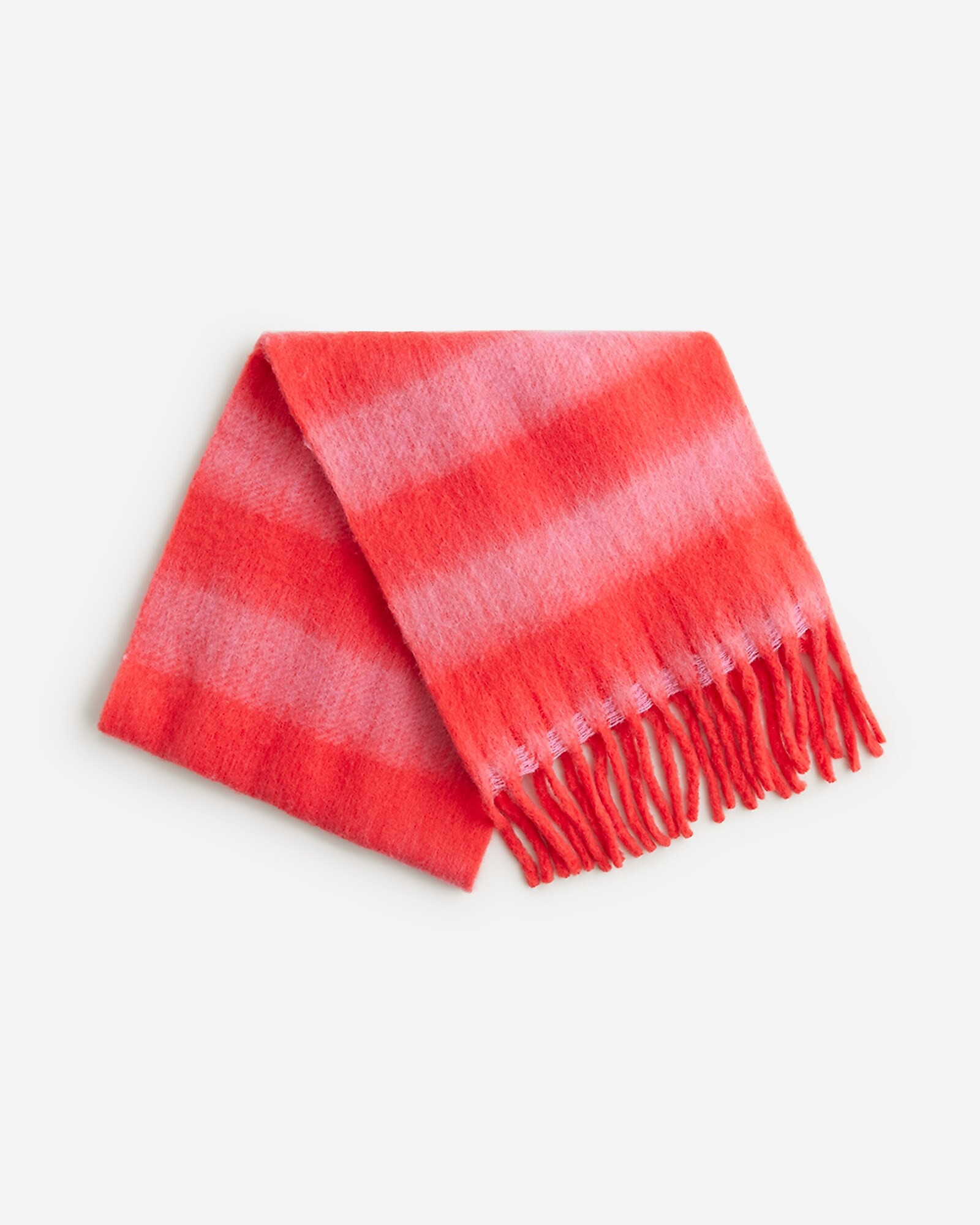 Brushed woven scarf in stripe | J. Crew US
