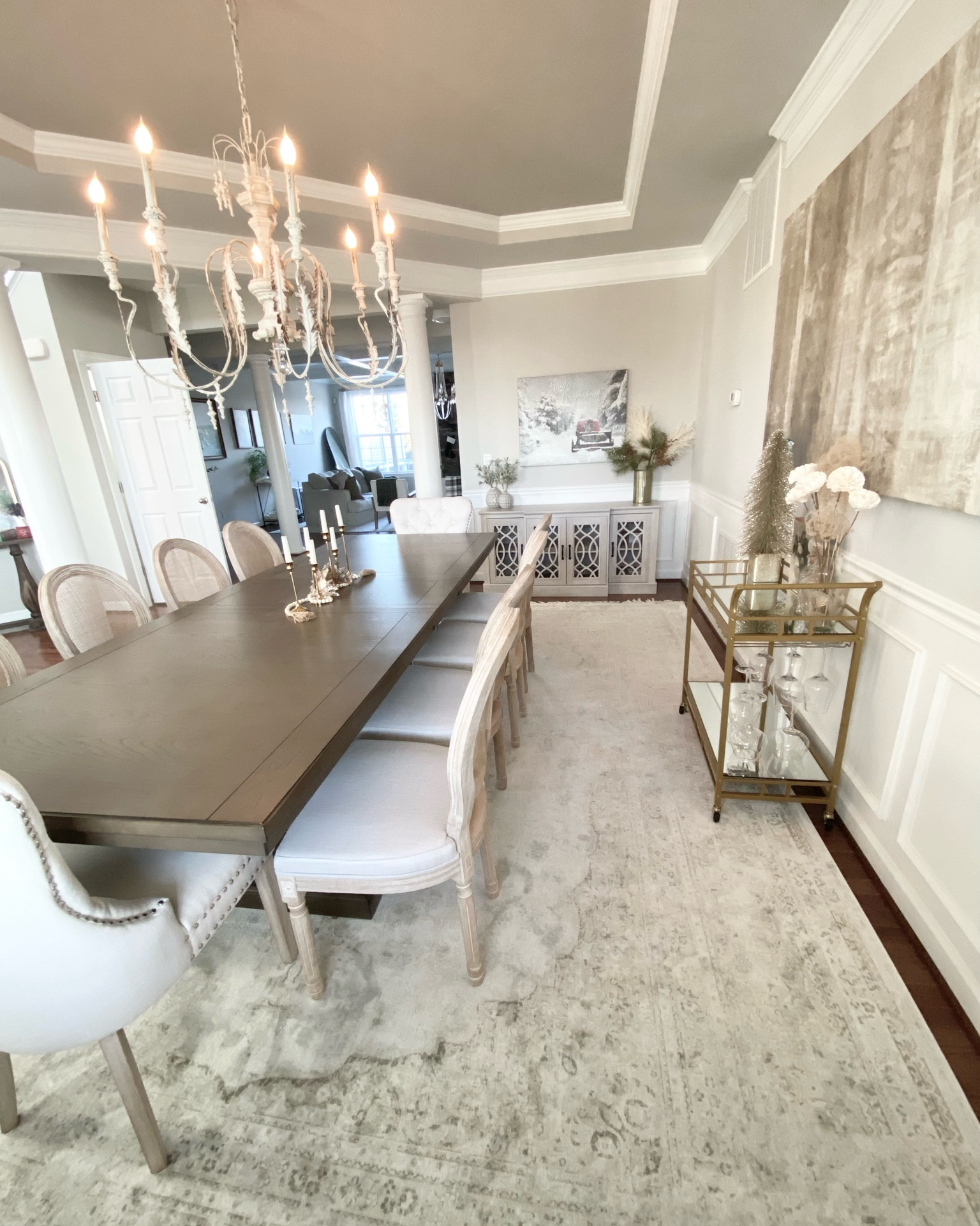 Transitional Dining Room | French Country | Traditional | Formal Dining | Country Farmhousee

#LTKHome