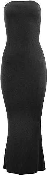 Almere Body Shaping Basic Strapless Maxi Dress | Amazon (US)