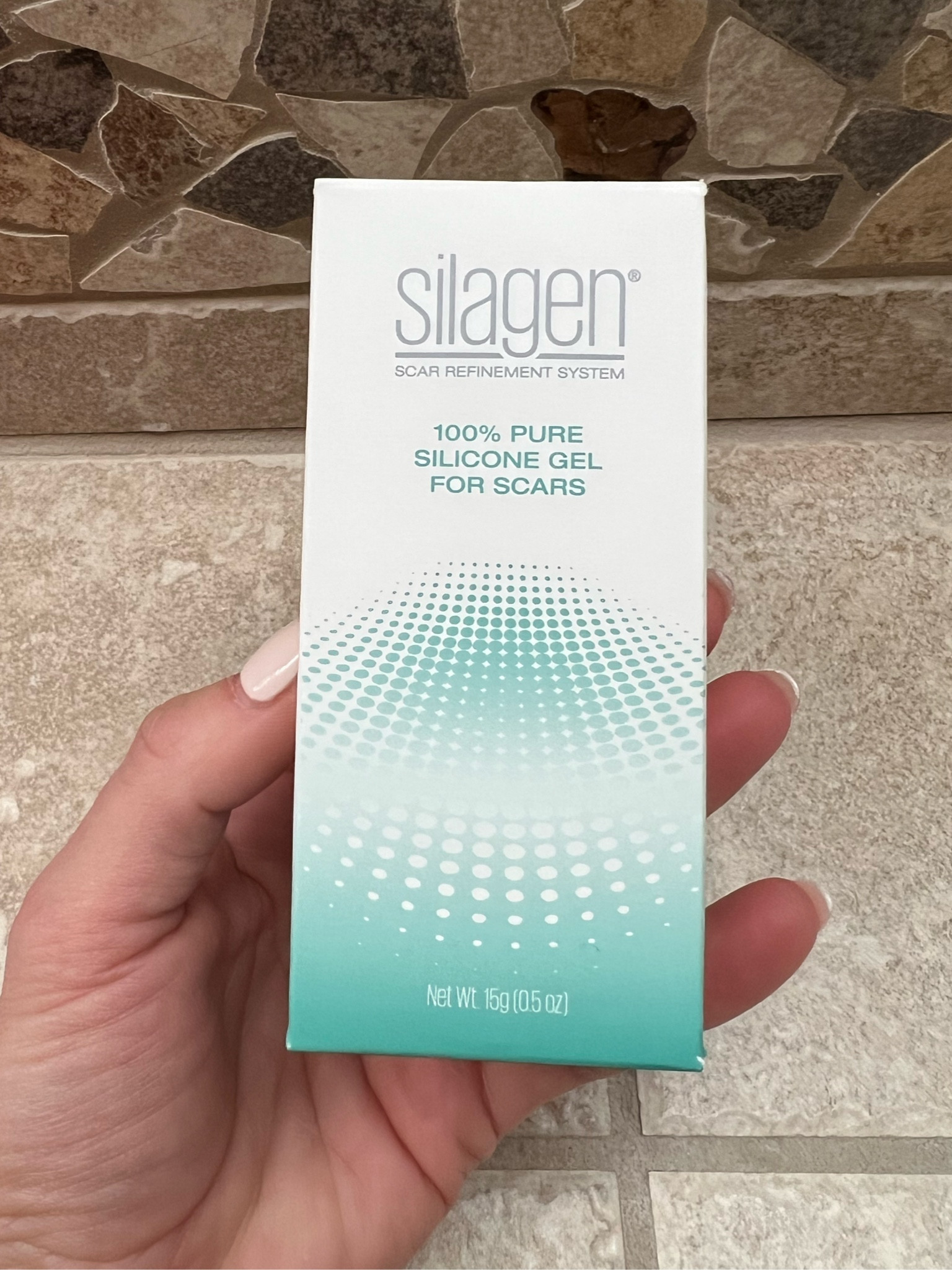 Kind of pricey but worth it! A tiny bit goes a very long way. Using this for my breast aug incisions. This can also be used for c-birth incision. 

#LTKfit