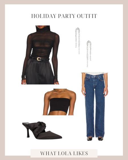A little more of an edgy, casual holiday party outfit!

#LTKstyletip #LTKHoliday #LTKSeasonal