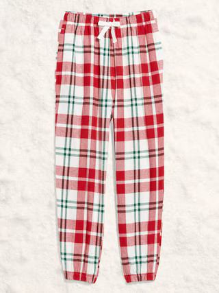 Plaid Flannel Pajama Joggers for Women | Old Navy (US)