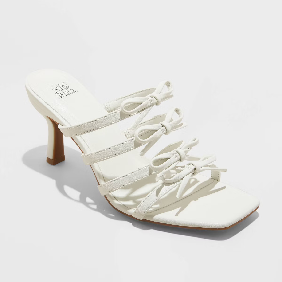 Women's Marcella Strappy Slip-On Heels with Memory Foam Insole - Wild Fable™ | Target