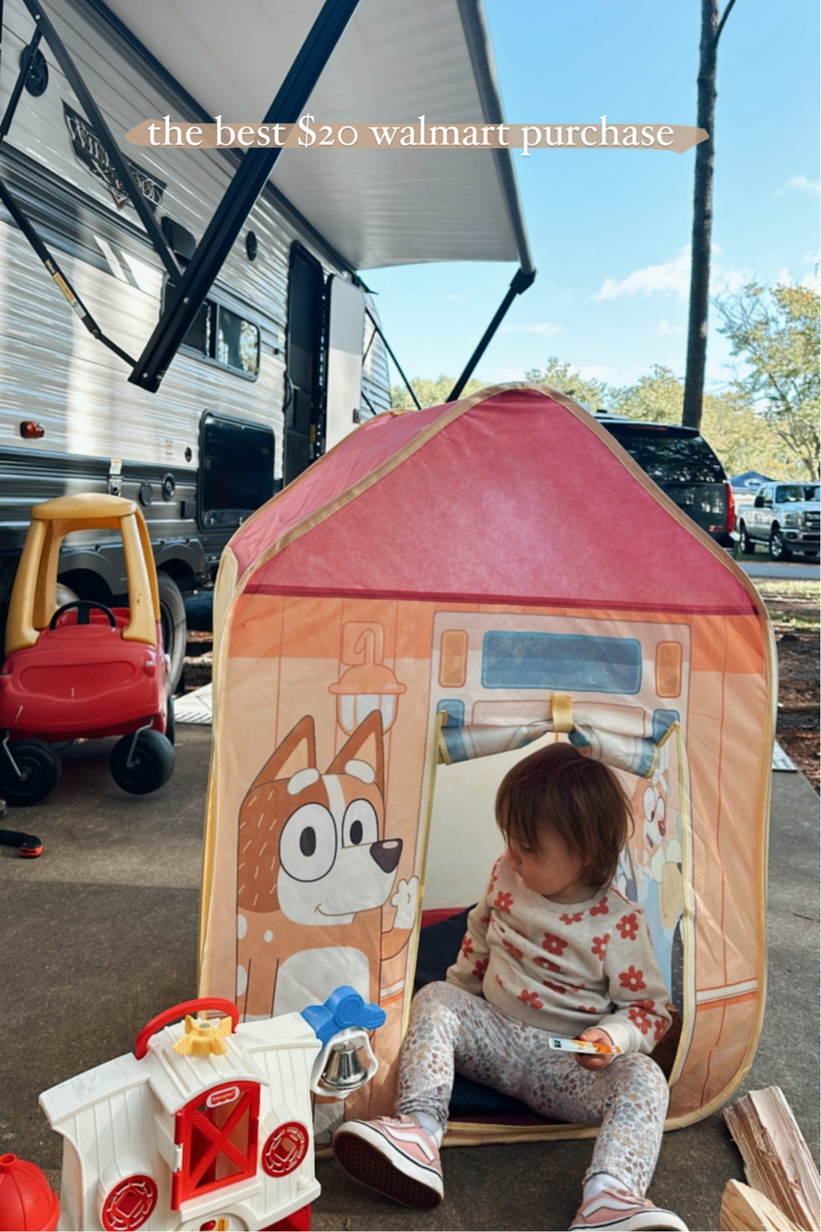 Bluey play house is a win for your bluey loving kiddos!

#LTKHome #LTKKids #LTKFindsUnder50