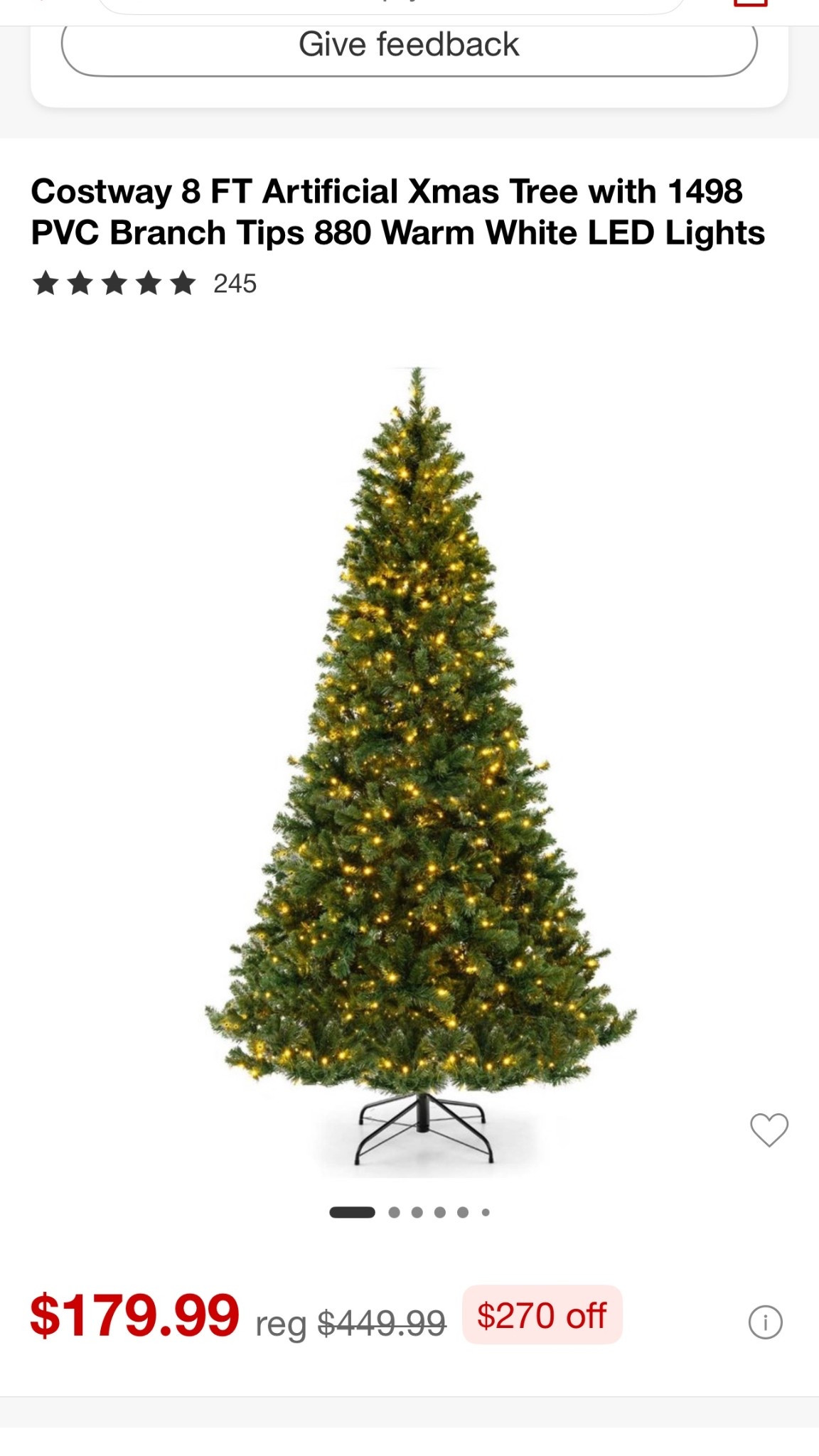 Major Christmas tree sale!!!! 

#LTKHoliday #LTKSeasonal #LTKSaleAlert