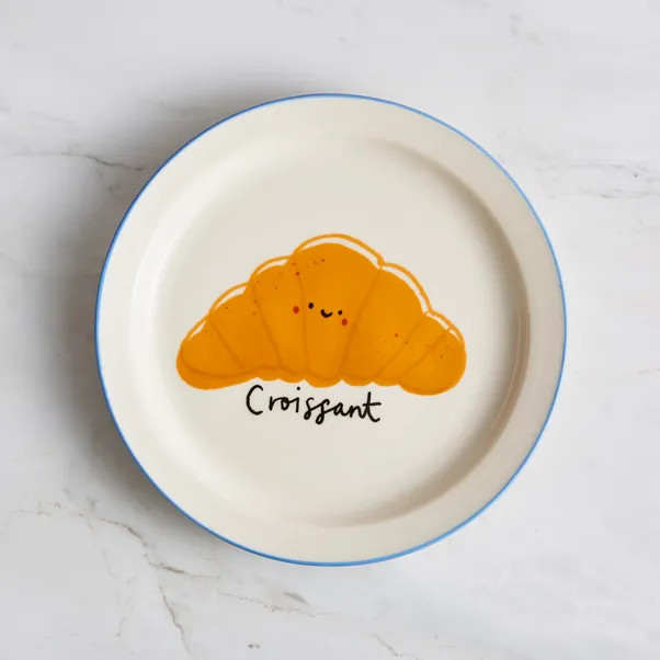 Croissant Stoneware Side Plate | Dunelm