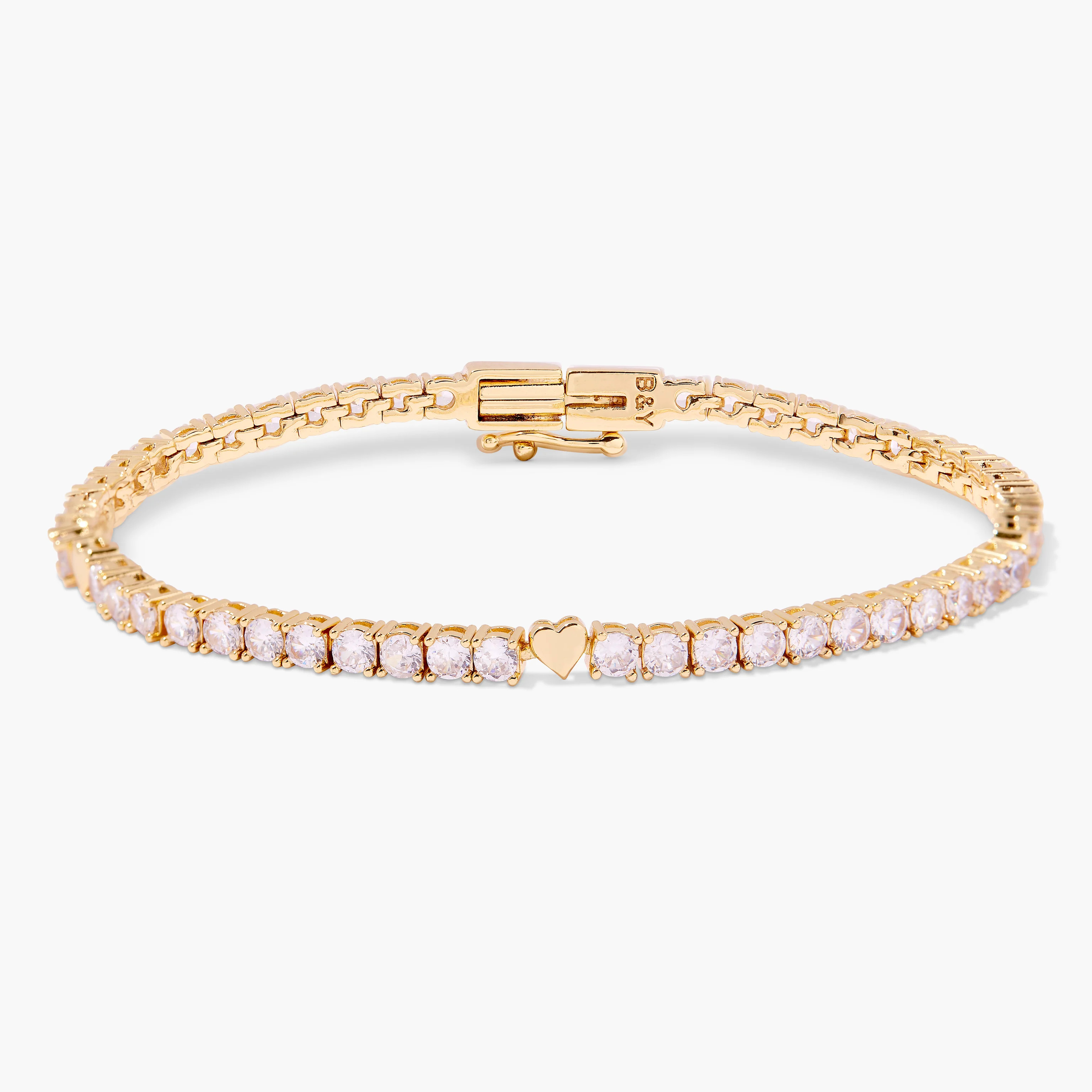 Coco Heart Tennis Bracelet | Brook and York