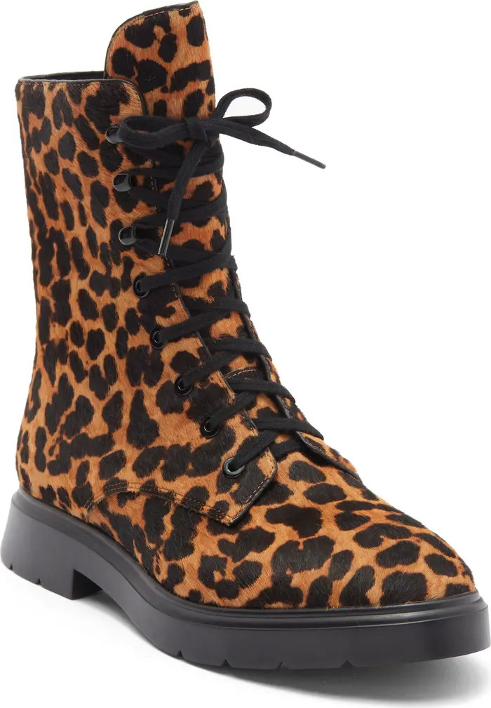 Mckenzee Genuine Calf Hair Combat Boot (Women) | Nordstrom Rack